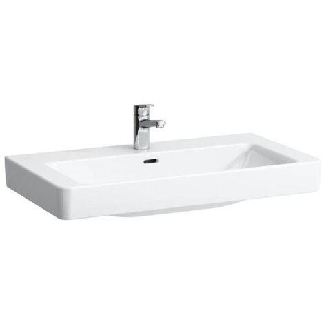 LAUFEN PRO S Aufsatzwaschtisch, ohne Hahnloch, mit Überlauf, (1/5)
