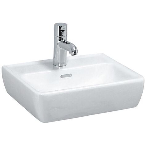 LAUFEN PRO A Handwaschbecken, 1 Hahnloch, mit Überlauf,