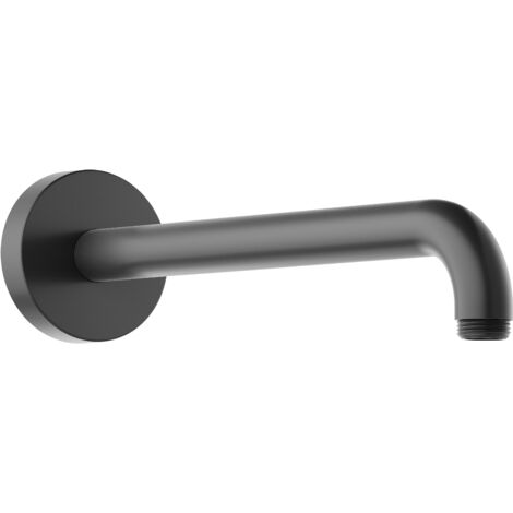 KEUCO Brausearm Elegance für Wandanschluss 300mm schwarzchrom gebürstet 51688130300