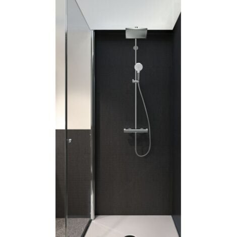 hansgrohe Crometta E Showerpipe 240 1jet EcoSmart mit Thermostat,