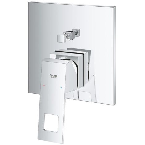 Grohe Eurocube Einhand-Wannenbatterie, Fertigmontageset für Rapido SmartBox, Chrom, 24062000 (1/5)