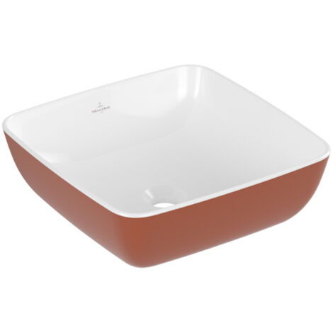 Villeroy & Boch Artis Aufsatzwaschbecken, quadrat, ohne Überlauf,