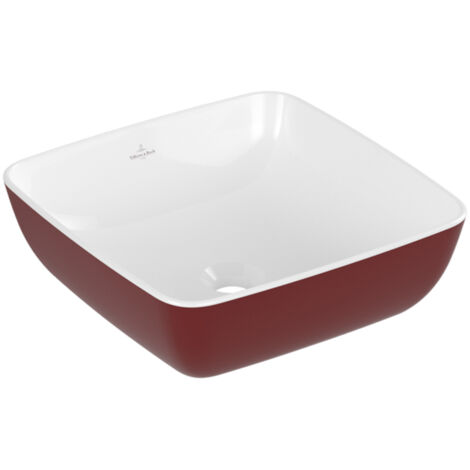 Villeroy & Boch Artis Aufsatzwaschbecken, quadrat, ohne Überlauf,
