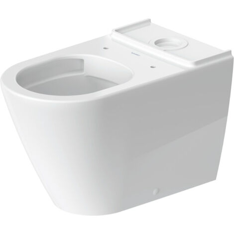 Duravit D-Neo Stand-WC, für Kombination, Tiefspüler, spülrandlos,