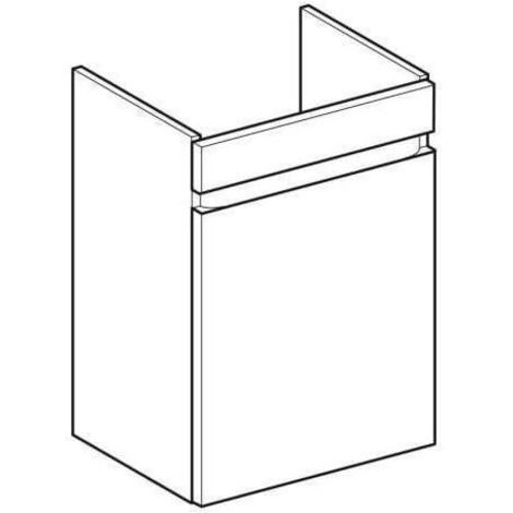 Geberit Renova Plan Unterschrank für Handwaschbecken, 1 Tür,