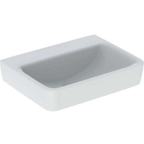 Geberit Renova Plan, Handwaschbecken, 50x38 cm, ohne Hahnloch,