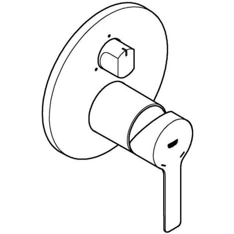 Grohe Lineare Einhandbatterie mit 3-Wege Umstellung, 24095DC1