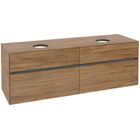 Villeroy & Boch Collaro Waschbeckenunterschrank, Wandmontage, 4