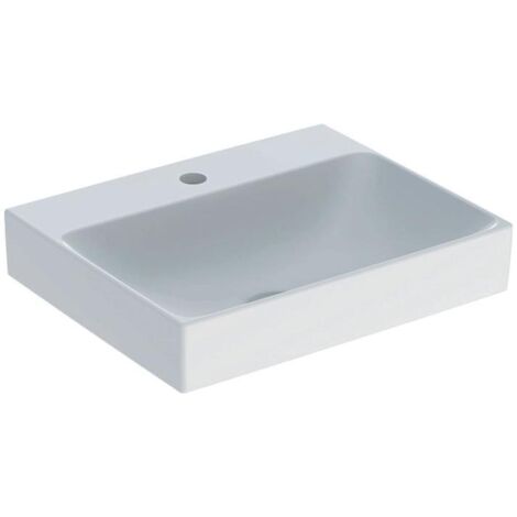 Geberit ONE Aufsatzwaschtisch, Abgang vertikal, 50x14x40cm, (1/5)