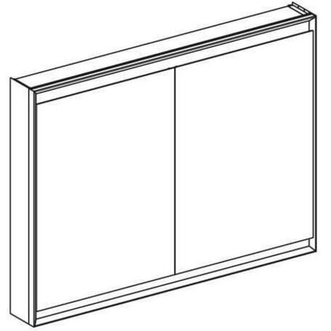 Geberit ONE Spiegelschrank mit ComfortLight, 2 Türen, (1/5)