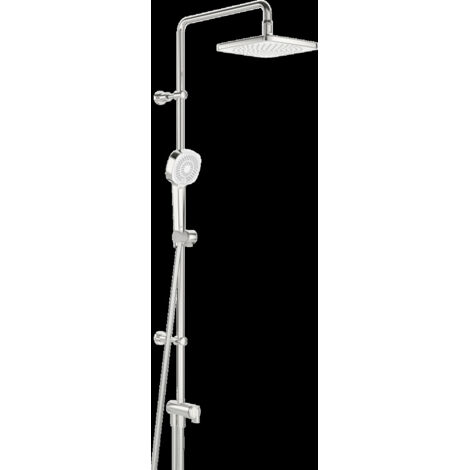 HANSA HANSABASICJET Duschsystem, Kopfbrause 200x200mm, eckig,
