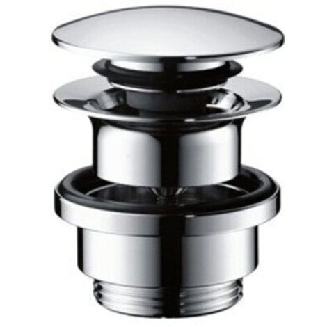 hansgrohe AXOR Ablaufventil, Push-Open, mit Überlaufloch,