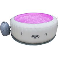 LAY -Z-SPA PARIS HOT TUB WITH LED LIGHTS, AIRJET INFLATABLE, 4-6 PERSON