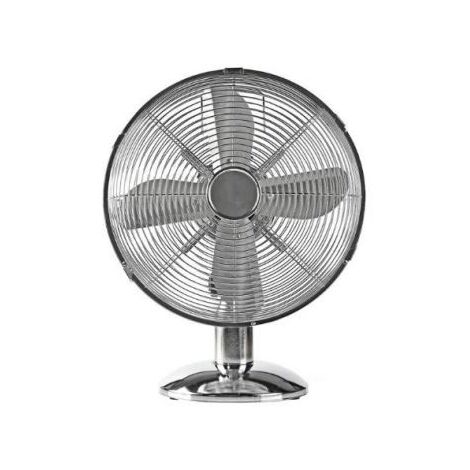 DOMAIR VDT30CC Ventilateur de table 30 cm chromé 100 % métallique (1/2)