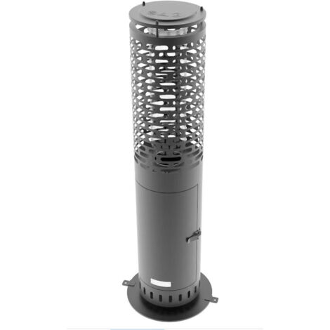 Dx 706200- Cheminée de jardin à pellets 6,86 kW "PATIO HEAT" 26 x 26 x 95 cm-