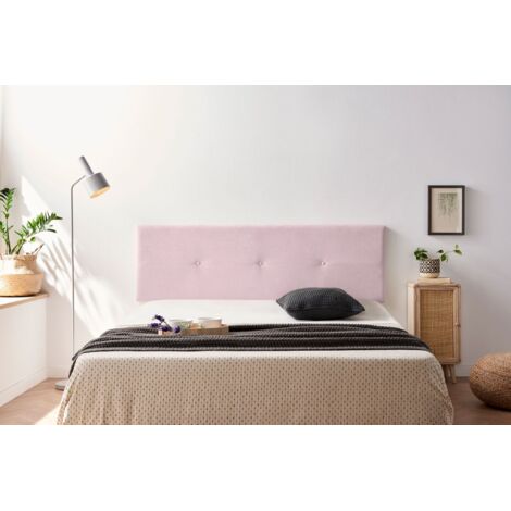 Cabecero Tapizado NAPOLI Acualine 90x50x5 cm - ROSA CLARO - Moonia
