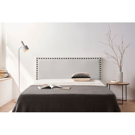 Cabecero Tapizado MODENA Polipiel 100x55x8 cm - GRIS CLARO - Moonia (1/5)