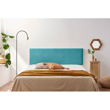Cabecero Tapizado NOVA Acualine 100x50x5 cm - TURQUESA - Moonia