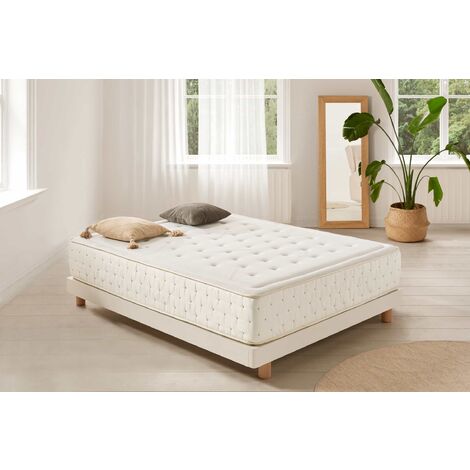 Colchón Viscoelástica Premium Cashmere  Viscoelástico  Alta Densidad  Ergonómico - 135x190 cm - Moonia