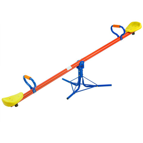 Spielwerk® 360° Rotating Childrens Seesaw with Damper and Padded 