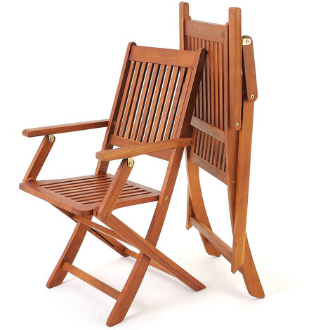 Wood Folding Garden Chair / Wooden Folding Garden Chair Copacabana Kare