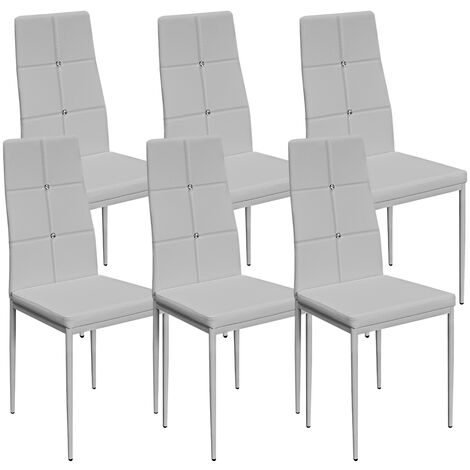 6 Dining Room Chairs Chair High Back, White Dining Room Chairs Set Of 6
