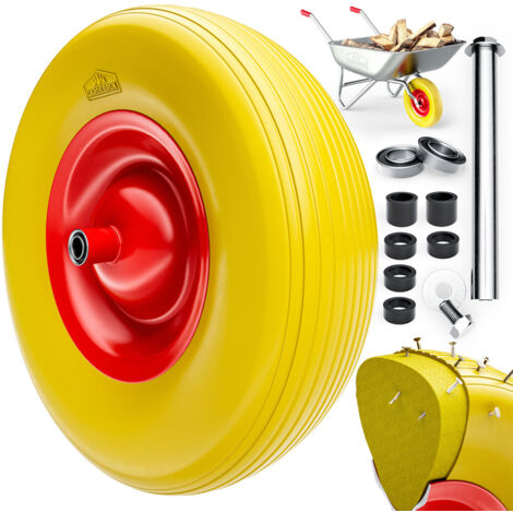 Rubber on sale wheelbarrow wheels