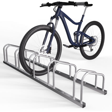 MONZANA® Bicycle Stand Parking Rack for 2-6 Bikes 35-60mm Tyre Width Outdoor   5 bikes
