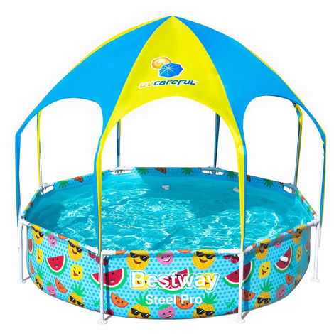 Bestway 8ft x 20-inch Splash-in-Shade Play Pool