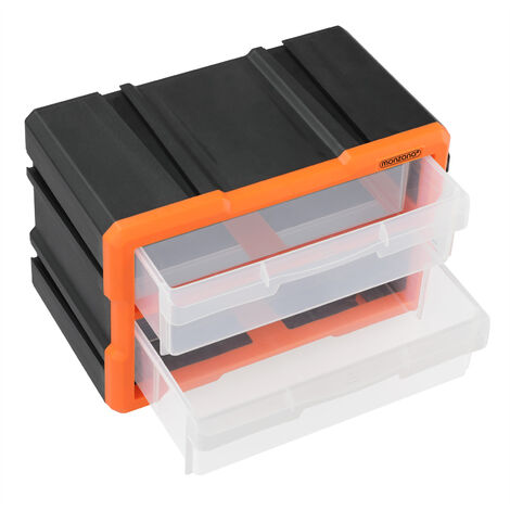 Screw Organiser Storage Box 16 Compartments (Tool Chest Case Nails