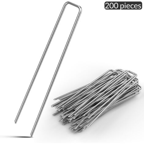 Pegs Ø 2.7mm Steel Galvanised Ground Nails 200 pegs