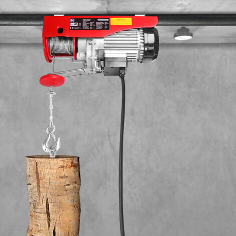 MONZANA® Electric Winch Pulley Chain Robust Construction Safety Features One-Handed Control Swift & Precise Operation