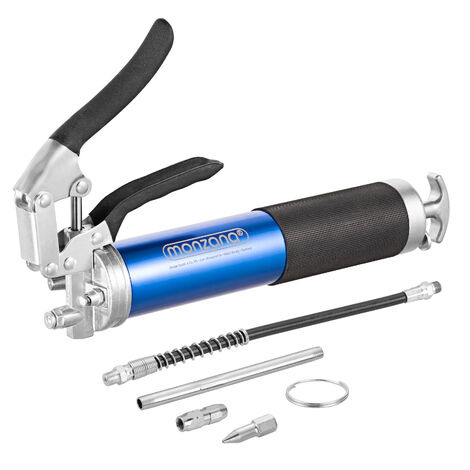 Monzana One-Hand Grease Gun 8000psi Pistol Grip incl. Nozzle Tube and ...