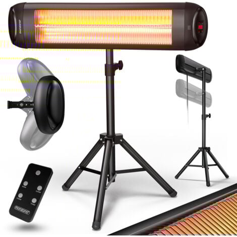 Monzana Infrared Heater MZH2500 Tripod 2500W 3-Step Timer