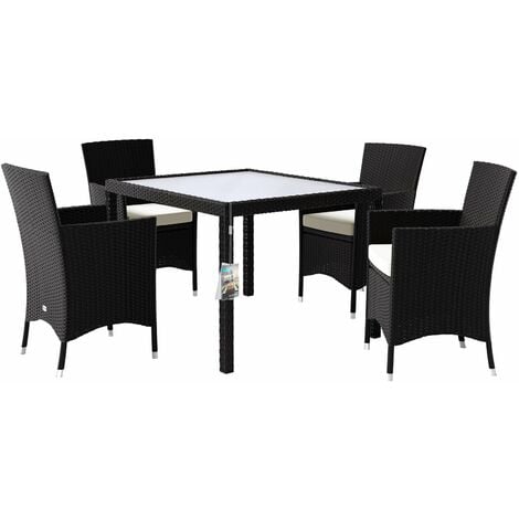 deuba poly rattan garden furniture