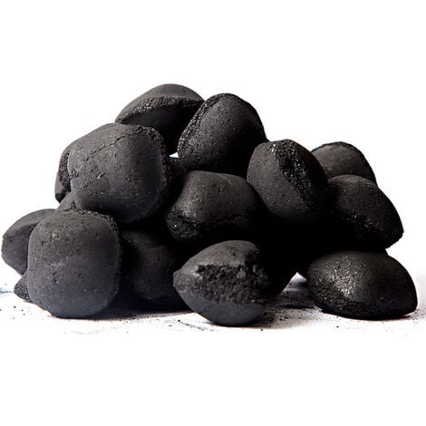 DEUBA® BBQ Charcoal Briquettes  Long Lasting Burn Time  Easy To Light Coal  Low Smoke  Barbecue Oven Fuel  Restaurant Grade Premium Grill Cooking  6-27kg  3kg Bags