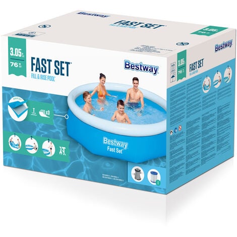 Bestway Fast Set Pool - Ø 305cm inkl. Filterpumpe