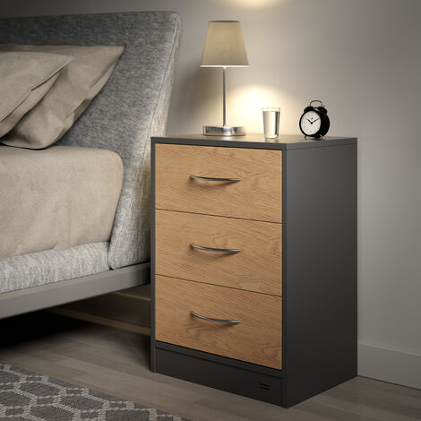 Table De Chevet Avec Tiroir Et Étagère - Design Moderne - Rangement Pratique - Idéale Chambre Et Salon