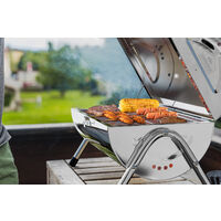 Deuba BBQ Grill Portable Folding Stainless Steel Griddle Barbecue Camping Garden Outdoor