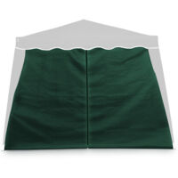 Pavilion 3x3m UV Protection 50+ Waterproof Foldable incl. Bag Folding Pavilion Capri Party Tent Garden Pop Up Tent 2x Sidewall Green