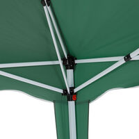 Pavilion 3x3m Gazebo Marquee Awning UV Protection 50+ Water-resistant Foldable Bag Folding Capri Party Tent Garden Patio Festival Pop Up Tent Green