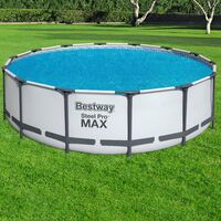 Bestway Swimming Pool Solar Cover - Inflatable Protection and Heating Cover - 14 ft Pool Equipment