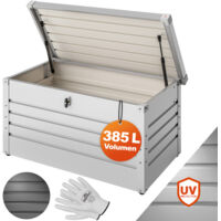 GARDEBRUK® Metal Storage Box for Garden Large Lockable Storage Chest 385L