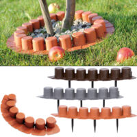 Garden Lawn Grass Edging 4.05m / 8.1m Fence Edge Border Wall Driveway Roll Path grau / 8,1m (de)