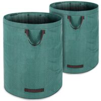 GARDEBRUK® 280 Litre Garden Waste Bags Large 50 kg Load Capacity 3 Handles for Ease Of Use Stable Robust Washable Lawn Grass Cuttings Leaf Sack Green 2x Laubsack (de)