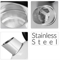Monzana Kettle 1.8L Wireless BPA Free Overheating Protection Retro Design Stainless Steel 2200 W Kitchen Tea Maker White