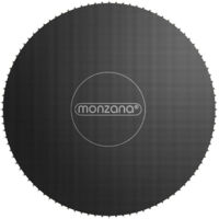 Monzana Trampoline Jumping Mat Ø 183/244/305/366/427 cm 72/96/120/144/168 IN 30-96 Eyelets Sewn 8 Times UV-Resistant 13,5-14 cm Spring 50-150kg Garden Jumping Fitness Spare Mat 183cm (de)