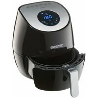 Monzana Hot Air Fryer Digital Touch Display 3.6L No Oil Grease 6 Programs 1500 W Kitchen Fryer Convection Oven Black XXL