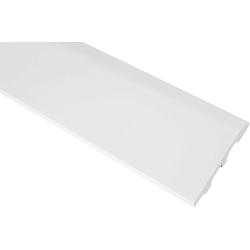 Grand Decor 10m Plinthes Stuc Baguettes Murales Blanc Mur Plat PU