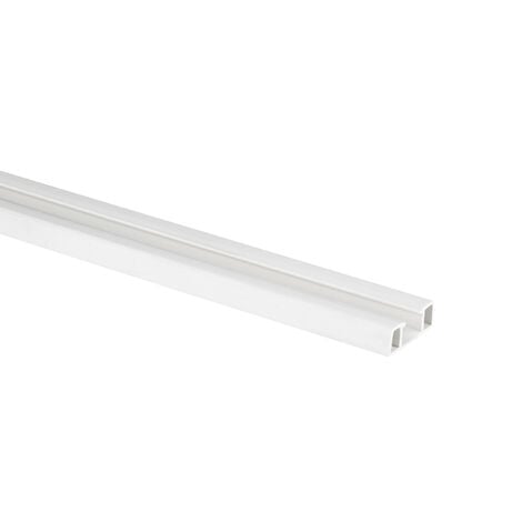 HEXIM Accessoires de montage pour MDF , profilé de montage & griffes de fixation: Accessoires de montage, Profil de montage en PVC de 2m